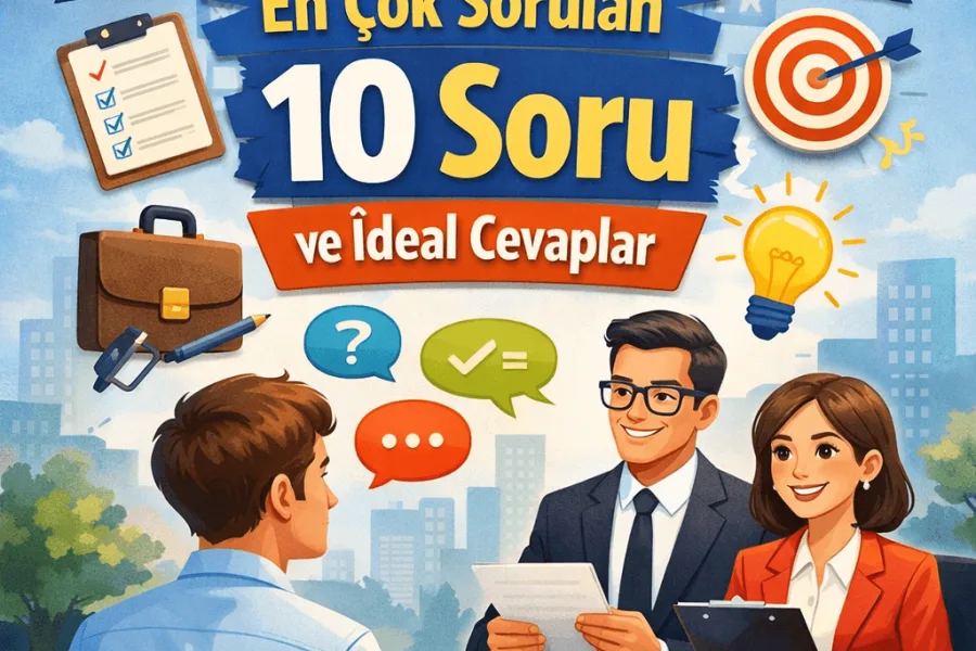 Staj Mülakatlarında En Çok Sorulan 10 Soru ve İdeal Cevaplar