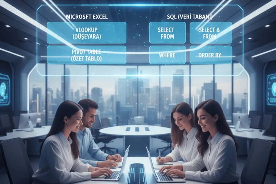 Kariyerini Verilerle Güçlendir: Her Stajyerin Bilmesi Gereken 5 Temel Excel ve SQL Fonksiyonu