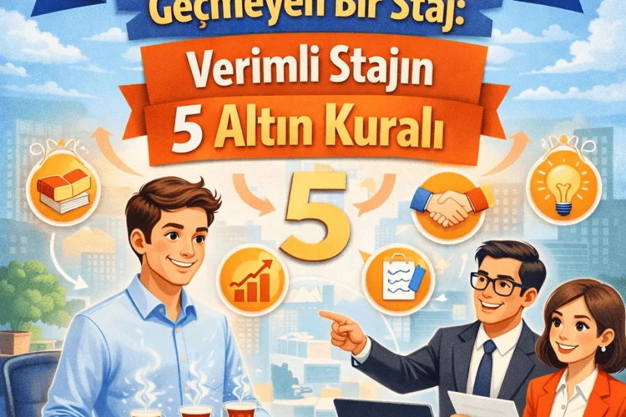 Sadece Çay Taşıyarak Geçmeyen Bir Staj: Verimli Stajın 5 Altın Kuralı
