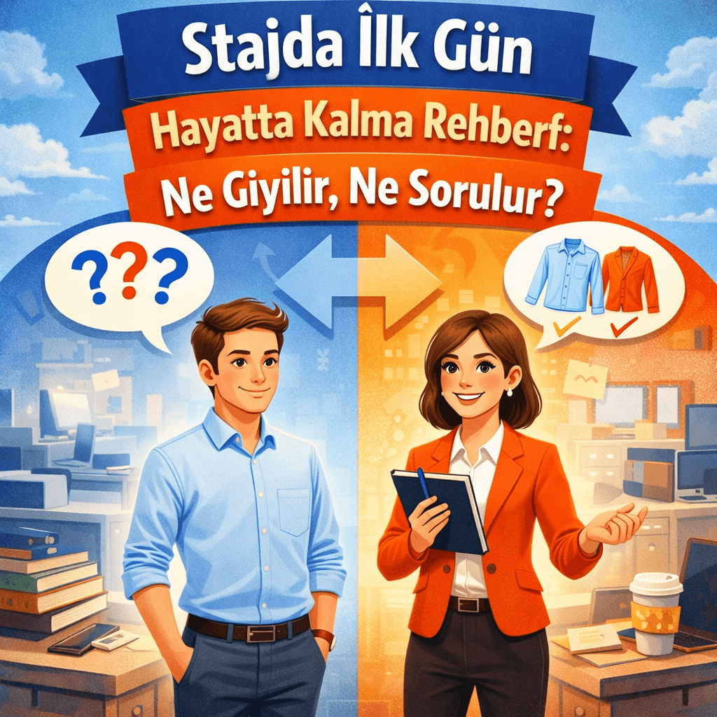 Stajda İlk Gün Hayatta Kalma Rehberi: Ne Giyilir, Ne Sorulur?